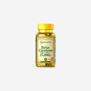 Beta-Carotene 25.000 IU 100 softgels Vitamines en supplementen