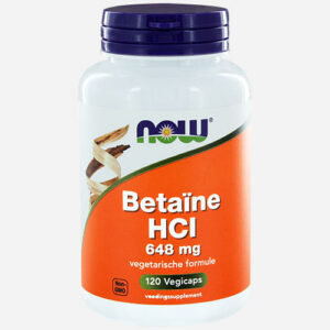 Betaine HCI 120 veggie caps Vitamines en supplementen