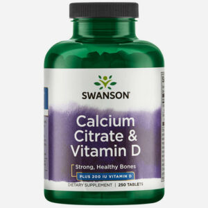 Calcium Citrate with Vitamine D 250 tabletten Vitamines en supplementen