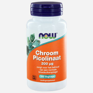 Chromium Picolinaat capsules 200mcg 100 veggie caps Vitamines en supplementen