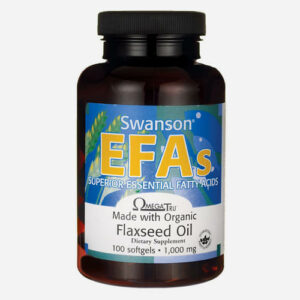 Efa Flaxseed Oil 1000mg 100 softgels Voeding & Repen