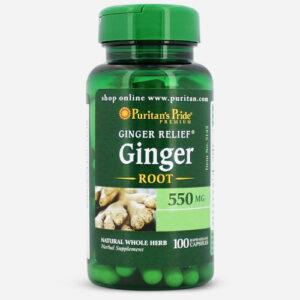 Ginger Root 550 mg 100 capsules Puritan's Pride