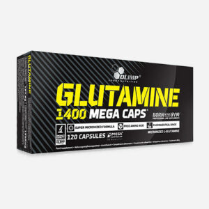 Glutamine Mega Caps 1400 120 capsules Sportvoeding