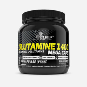Glutamine Mega Caps 1400 300 capsules Sportvoeding