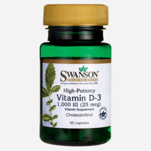 High Potency Vitamine D-3 1000IU 60 capsules Vitamines en supplementen