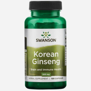 Korean Ginseng 500mg 100 capsules Vitamines en supplementen