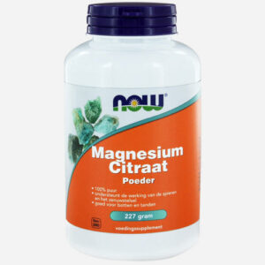 Magnesium Citraat NOW 227 gram Vitamines en supplementen