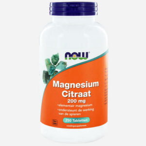 Magnesium Citraat NOW 250 tabletten Vitamines en supplementen