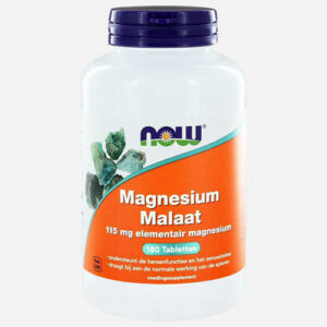 Magnesium Malaat 180 tabletten Vitamines en supplementen