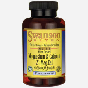 Ultra Albion Magnesium & Calcium 90 veggie caps Vitamines en supplementen