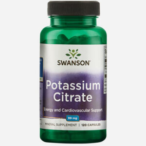 Ultra Potassium Citrate 99mg 120 capsules (4 maanden) Vitamines en supplementen