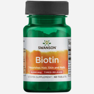 Ultra Timed-Release Biotin 10mg 60 tabletten (2 maanden) Vitamines en supplementen
