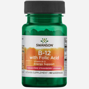 Ultra Vitamine B-12 W/Folic Acid 60 tabletten (2 maanden) Vitamines en supplementen