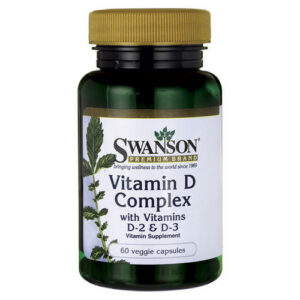 Vitamin D Complex with Vitamins D-2 & D-3 60 veggie caps (2 maanden) Vitamines en supplementen