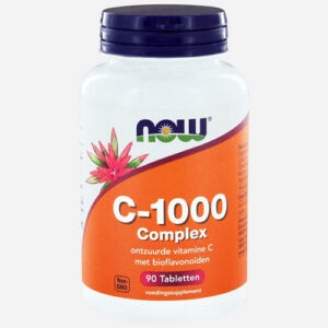 Vitamine C-1000 (Buffered) 180 tabletten Vitamines en supplementen