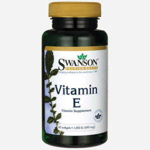 Vitamine E 1000IU 60 softgels (2 maanden) Vitamines en supplementen